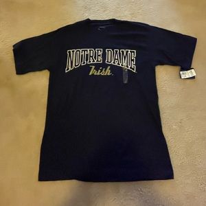 NWT: NOTRE DAME IRISH NAVY SHIRT